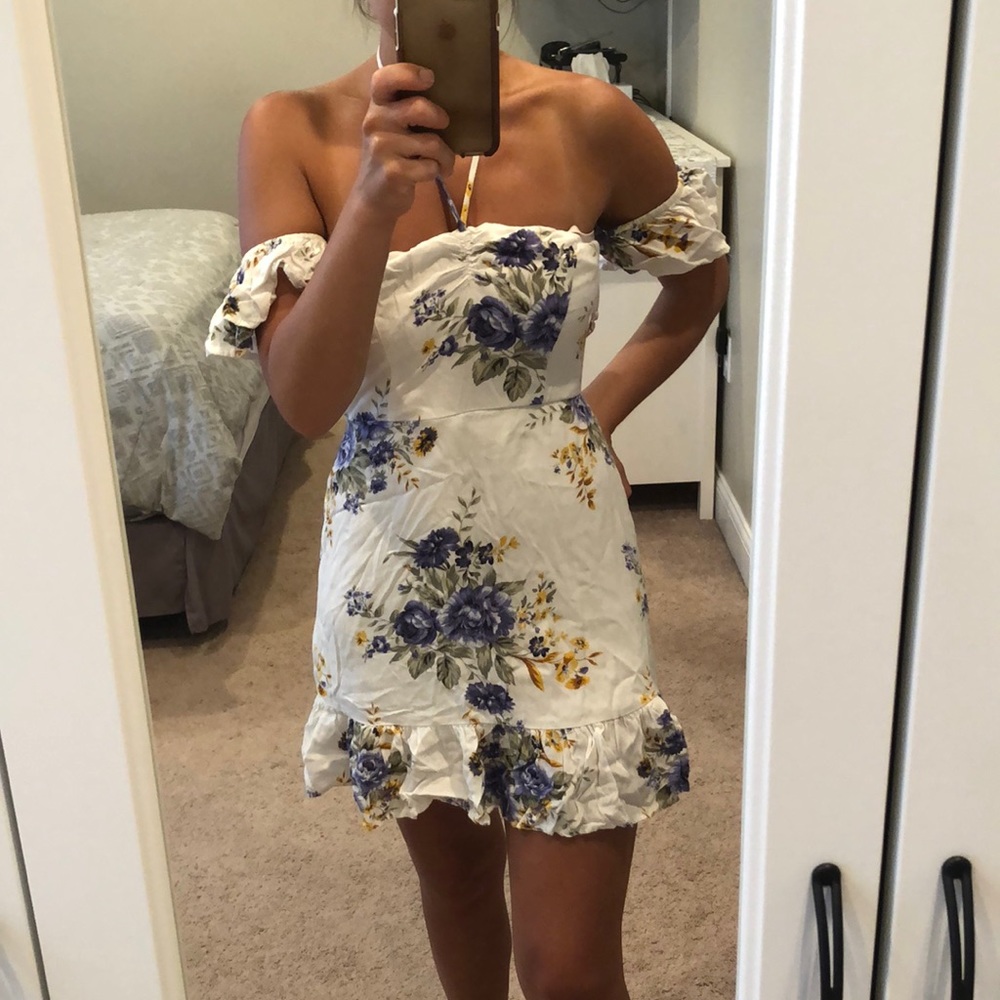F21 Spring Flounce Dress